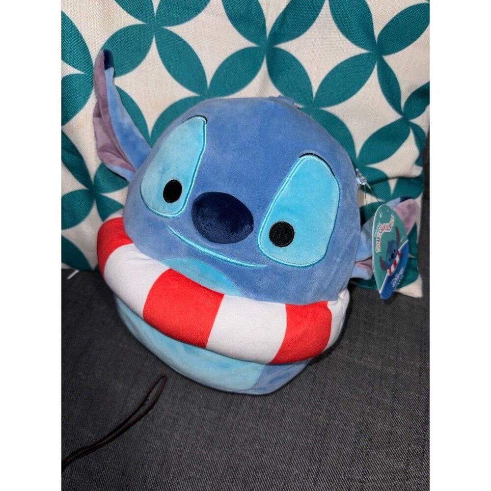 Squishmallows Stitch Disney 8" Stuffed Plush summer edition